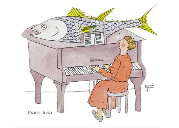 Musical themed note card