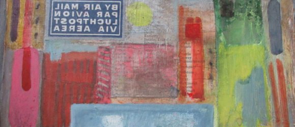 Collage: Postcard from the Other Side by Simi Berman