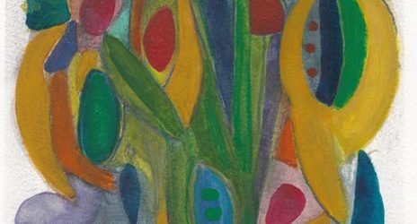 "Abundance" oil on paper by Simi Berman